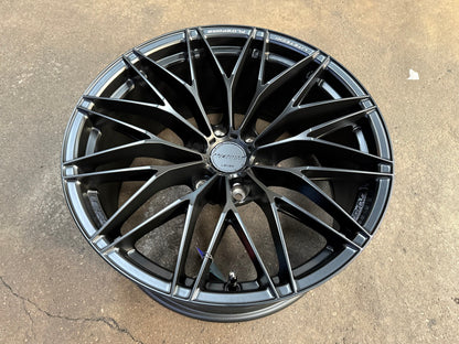 New 20X9.5 ET15 Lenso VT4 Rim (4 wheel) Matt Black 6X139.7