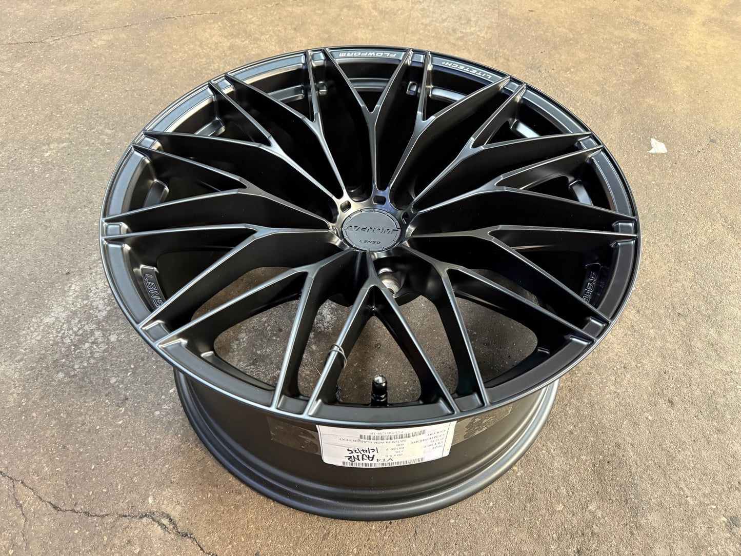 New 20X9.5 ET15 Lenso VT4 Rim (4 wheel) Matt Black 6X139.7