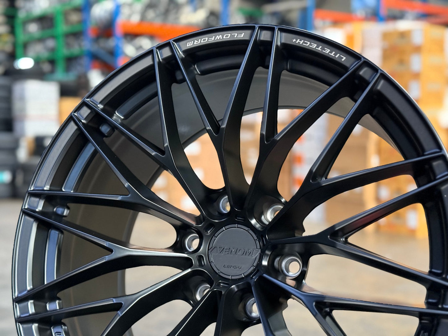 New 20X9.5 ET15 Lenso VT4 Rim (4 wheel) Matt Black 6X139.7