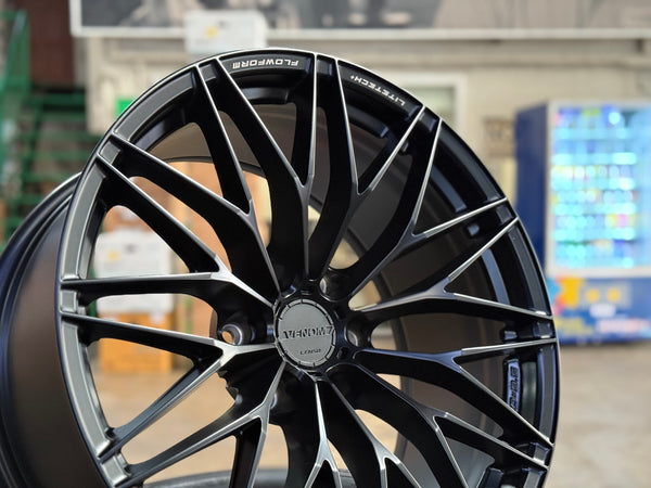 New 20X9.5 ET15 Lenso VT4 Rim (4 wheel) Matt Black 6X139.7