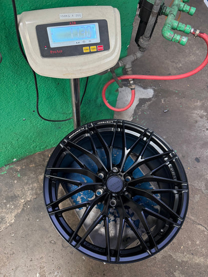 New 20X9.5 ET15 Lenso VT4 Rim (4 wheel) Matt Black 6X139.7