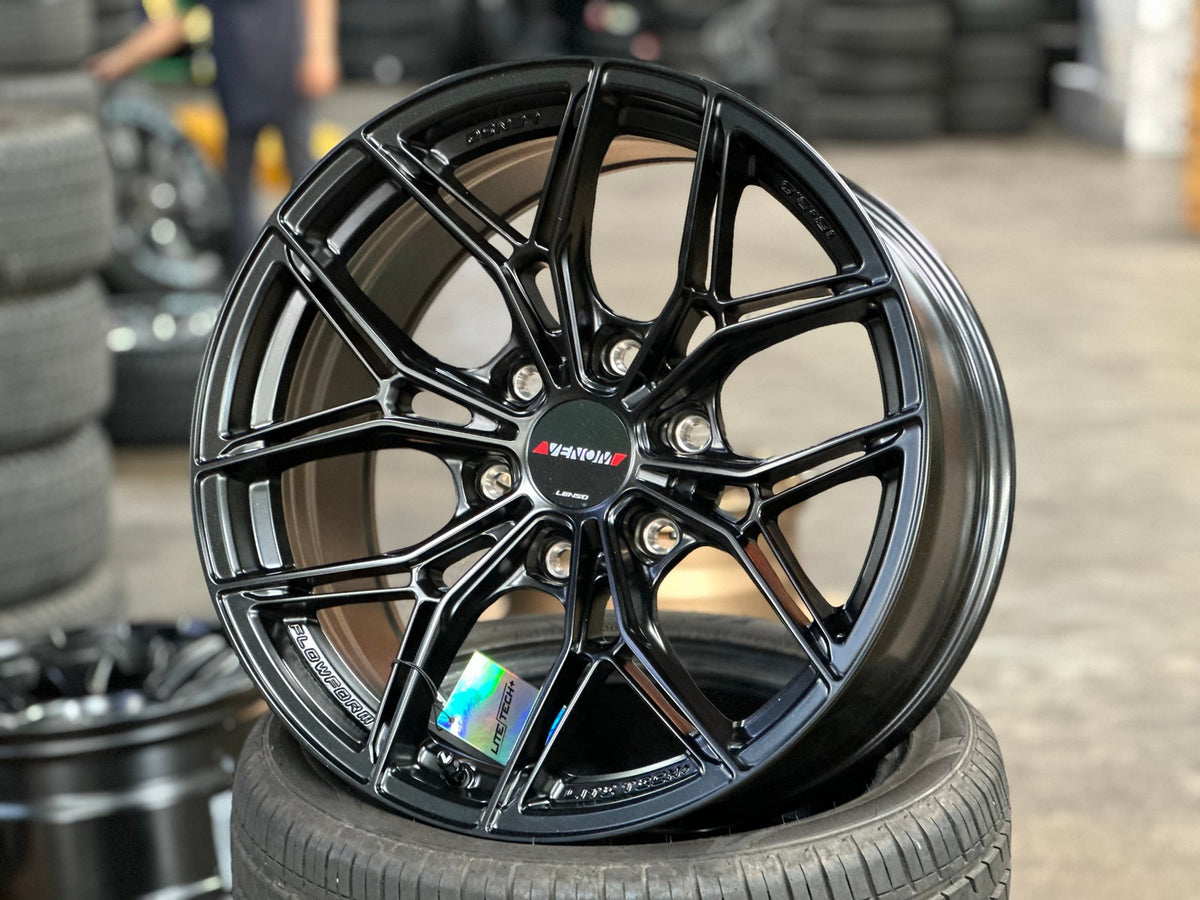 New 18X9 ET0 Lenso VT5 Rim (4 wheel) Matt Black 6X139.7