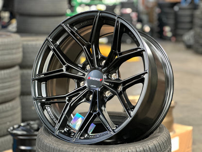 New 18X9 ET0 Lenso VT5 Rim (4 wheel) Matt Black 6X139.7