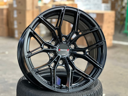New 18X9 ET0 Lenso VT5 Rim (4 wheel) Matt Black 6X139.7