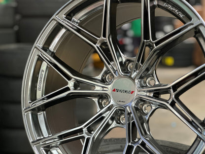 New 20X9.5 ET15 Lenso VT5 Rim (4 wheel) Hyper Black 6X139.7