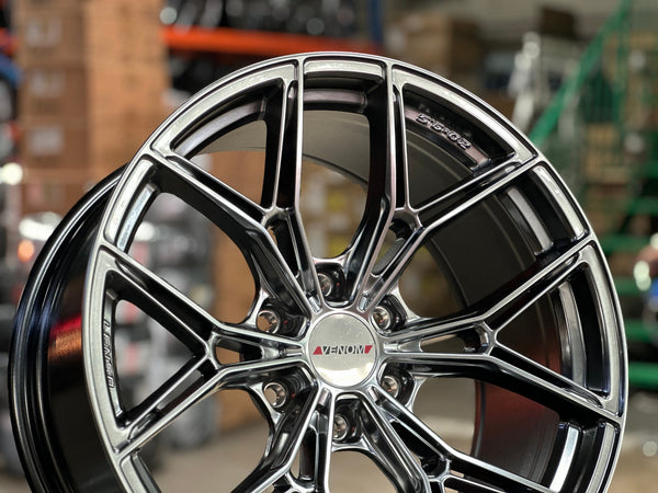 New 20X9.5 ET15 Lenso VT5 Rim (4 wheel) Hyper Black 6X139.7