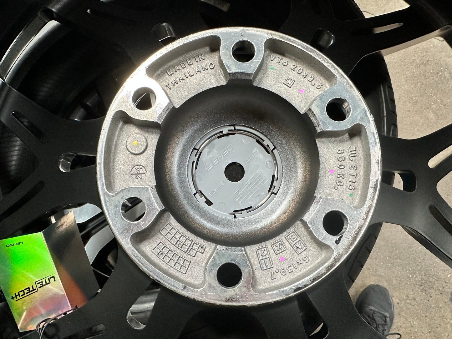 New 20X9.5 ET15 Lenso VT5 Rim (4 wheel) Hyper Black 6X139.7