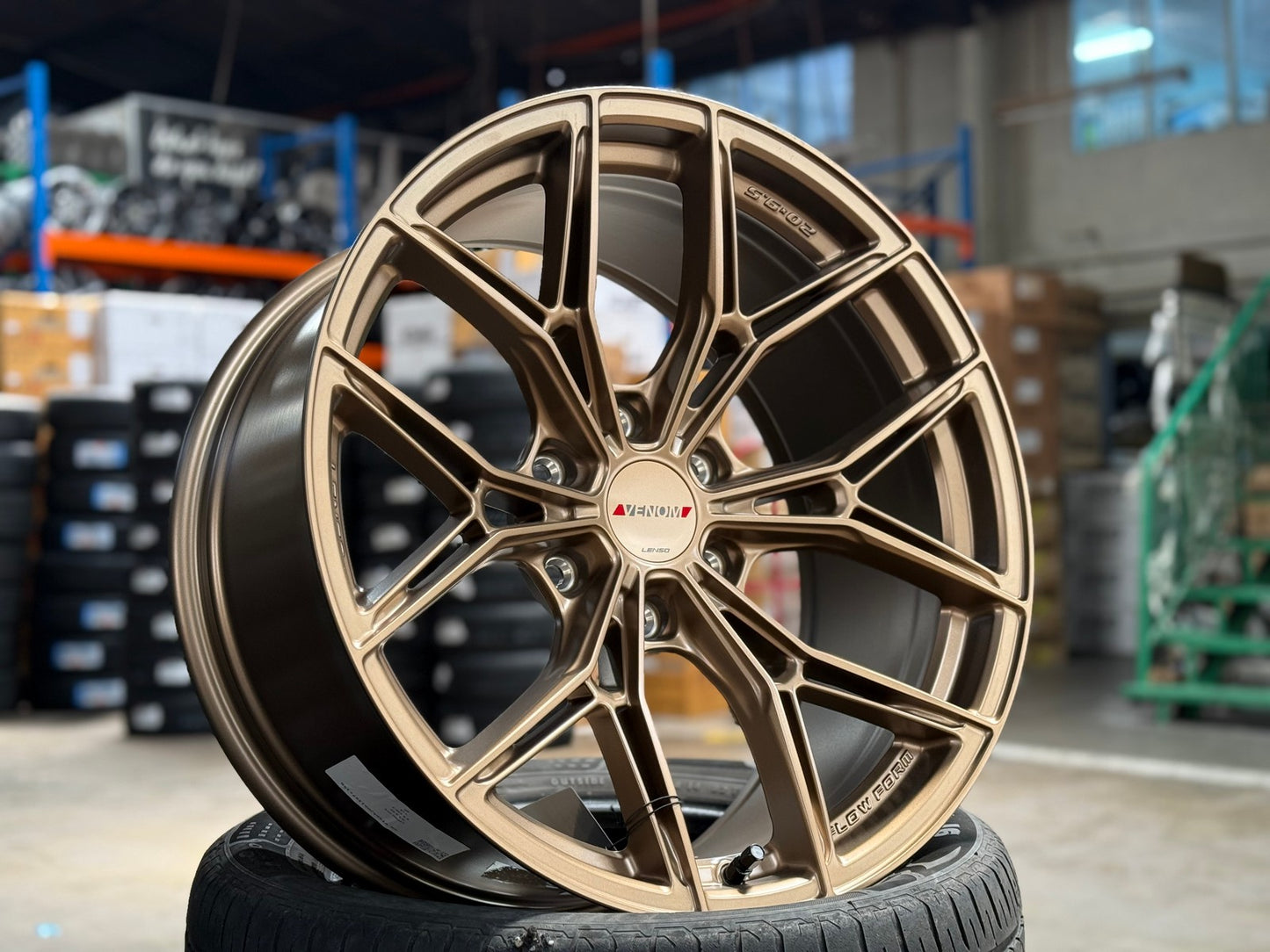 New 20X9.5ET15 Lenso VT5 Rim (4 wheel) Matt Bronze 6X139.7