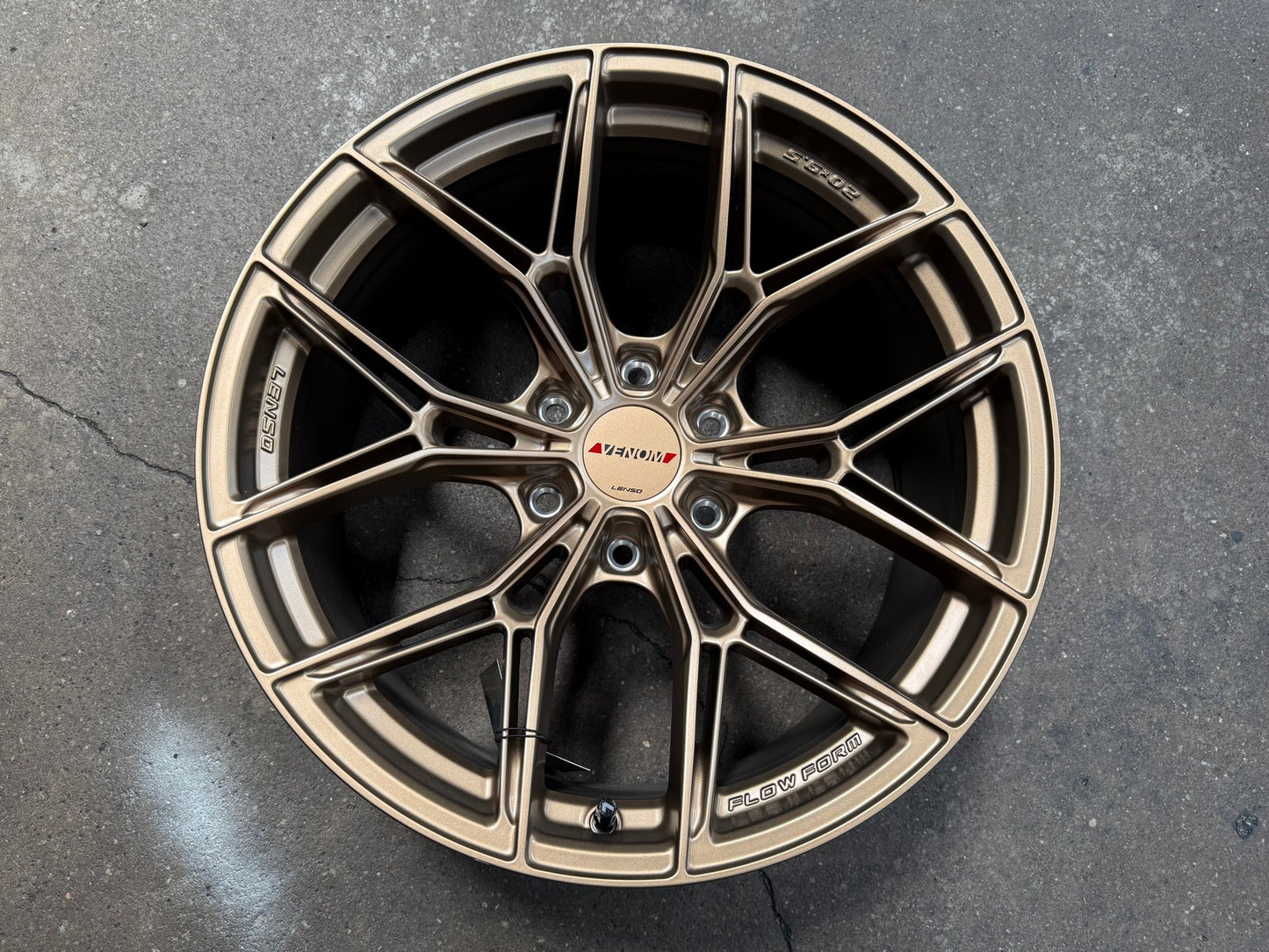 New 20X9.5ET15 Lenso VT5 Rim (4 wheel) Matt Bronze 6X139.7