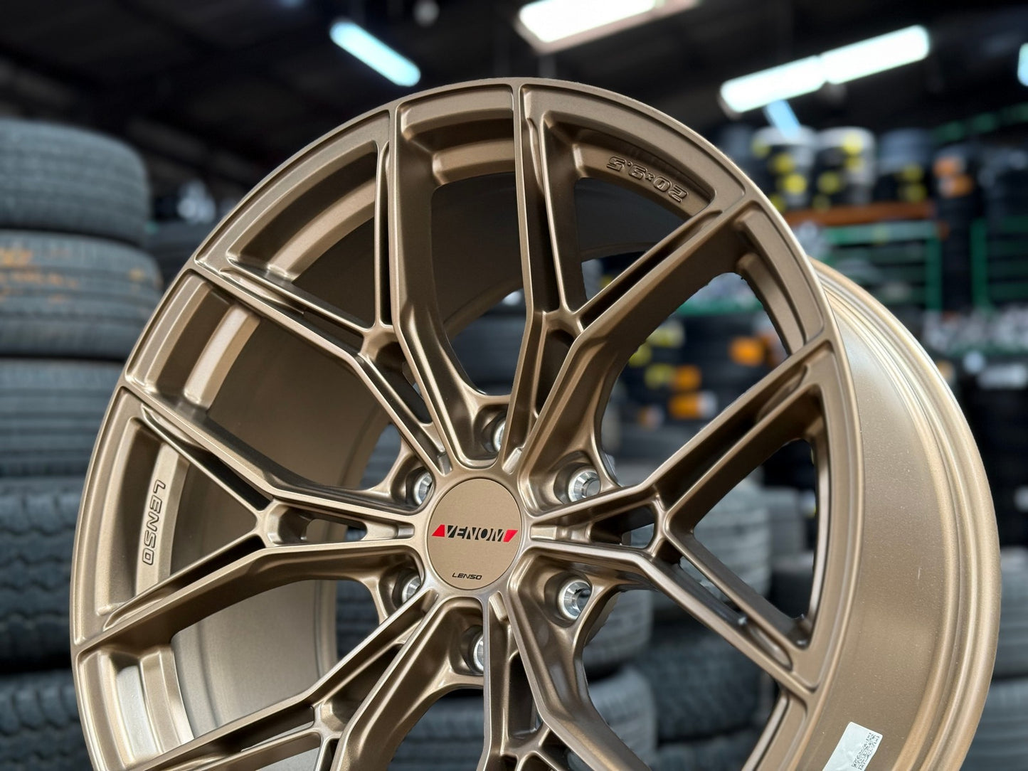 New 20X9.5ET15 Lenso VT5 Rim (4 wheel) Matt Bronze 6X139.7
