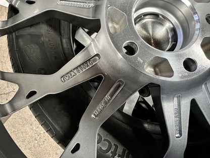 New 18X8.5 ET42 Vogue F01 Rim (4 wheel) Gloss Silver 5X114.3