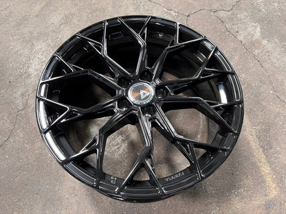 New 19X8.5 ET43 Vogue F01 Rim (4 wheel) Gloss Black 5X114.3