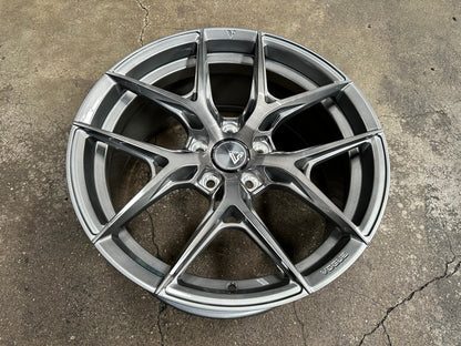 New 18X8.5 ET42 Vogue F02 Rim (4 wheel) Gloss Silver 5X112