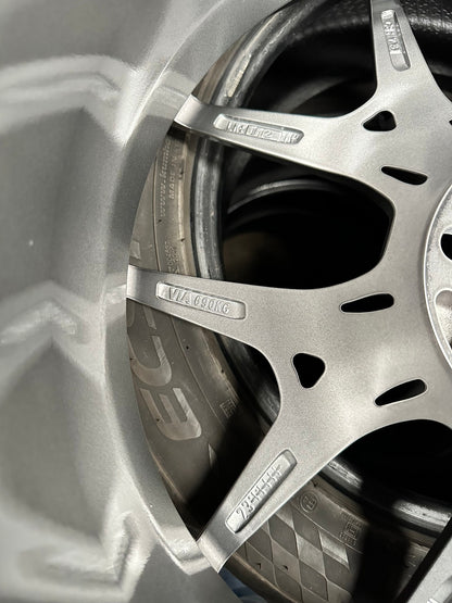 New 18X8.5 ET42 Vogue F02 Rim (4 wheel) Gloss Silver 5X112