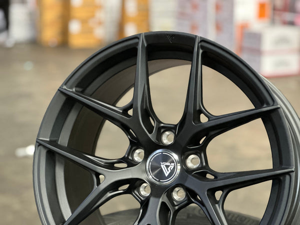 New 18X8.5 ET42 Vogue F02 Rim (4 wheel) Matt Black 5X114.3