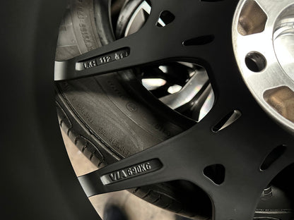 New 18X8.5 ET42 Vogue F02 Rim (4 wheel) Matt Black 5X114.3