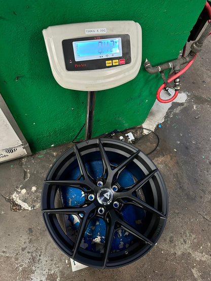 New 18X8.5 ET42 Vogue F02 Rim (4 wheel) Matt Black 5X112