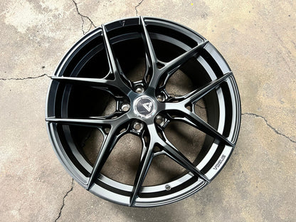 New 19X8.5 ET43 Vogue F02 Rim (4 wheel) Matt Black 5X112
