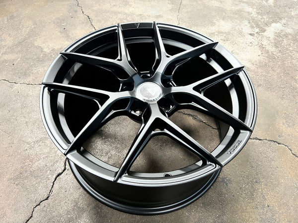 New 19X8.5 ET43 Vogue F02 Rim (4 wheel) Matt Black 5X112