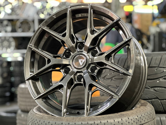 New 18X9 ET15 Vogue F02 Rim (4 wheel) Gloss Gunmetal 6X139.7