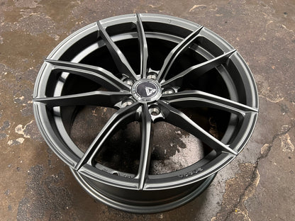 New 18X8.5 ET42 Vogue F03 Rim (4 wheel) Matt Gunmetal 5X114.3