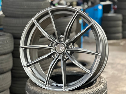 New 19X8.5 ET30 Vogue F03 Rim (4 wheel) Matt Gunmetal 5X114.3