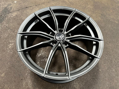 New 19X8.5 ET30 Vogue F03 Rim (4 wheel) Matt Gunmetal 5X112