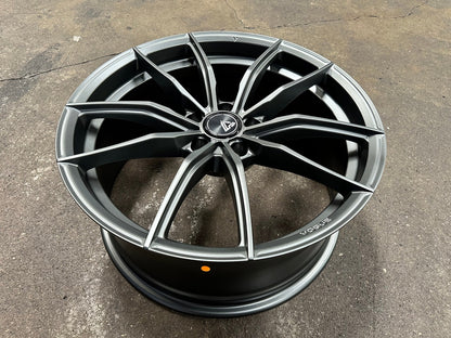 New 19X8.5 ET30 Vogue F03 Rim (4 wheel) Matt Gunmetal 5X112