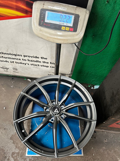 New 19X8.5 ET30 Vogue F03 Rim (4 wheel) Matt Gunmetal 5X112