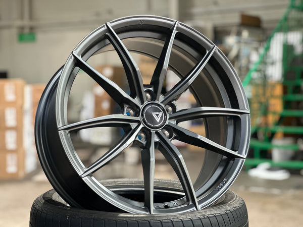 New 19X8.5 ET43 Vogue F03 Rim (4 wheel) Matt Gunmetal 5X114.3