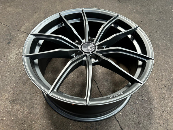 New 19X8.5 ET43 Vogue F03 Rim (4 wheel) Matt Gunmetal 5X114.3