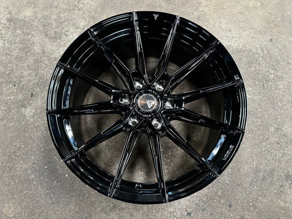 New 20X9 ET15 Vogue F06 Rim (4 wheel) Gloss Black 6X139.7