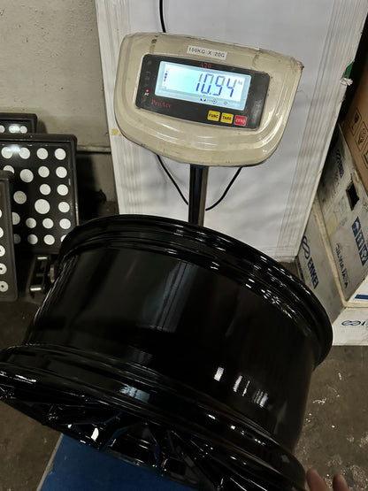 New 20X9 ET15 Vogue F06 Rim (4 wheel) Gloss Black 6X139.7