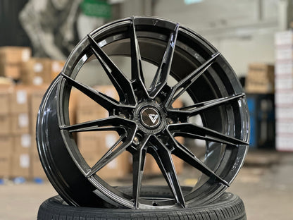 New 20X9 ET15 Vogue F06 Rim (4 wheel) Gloss Gunmetal 6X139.7