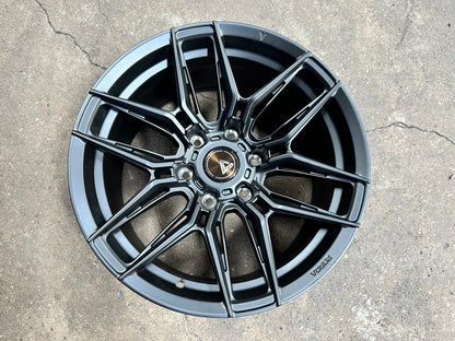 New 18X9 ET15 Vogue F07 Rim (4 wheel) Matt Black 6X139.7