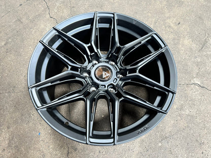 New 18X9 ET15 Vogue F07 Rim (4 wheel) Matt Black 6X139.7