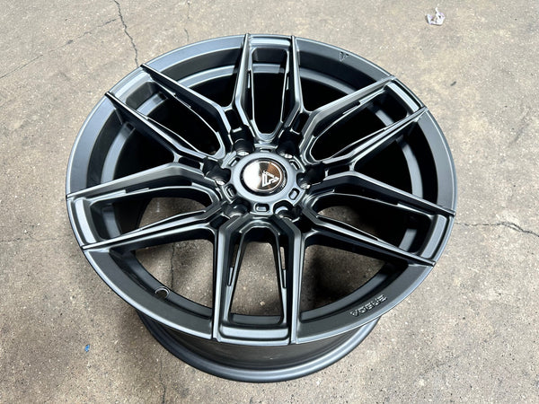 New 18X9 ET15 Vogue F07 Rim (4 wheel) Matt Black 6X139.7