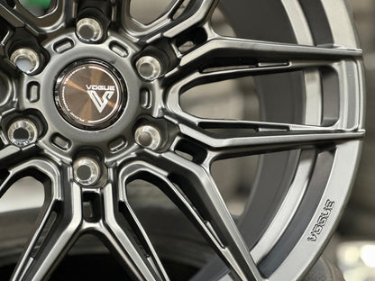 New 18X9 ET15 Vogue F07 Rim (4 wheel) Matt Black 6X139.7