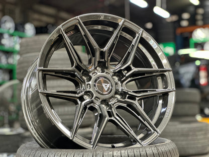 New 18X9 ET15 Vogue F07 Rim (4 wheel) Gloss Gunmetal 6X139.7