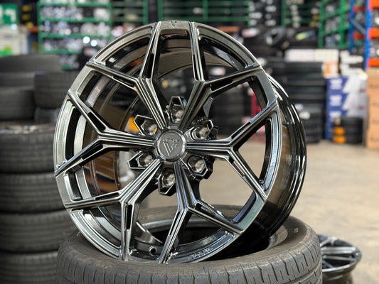New 18X9 ET15 Vogue VWF10 SUV Rim (4 wheel) Hyper Black 6X139.7