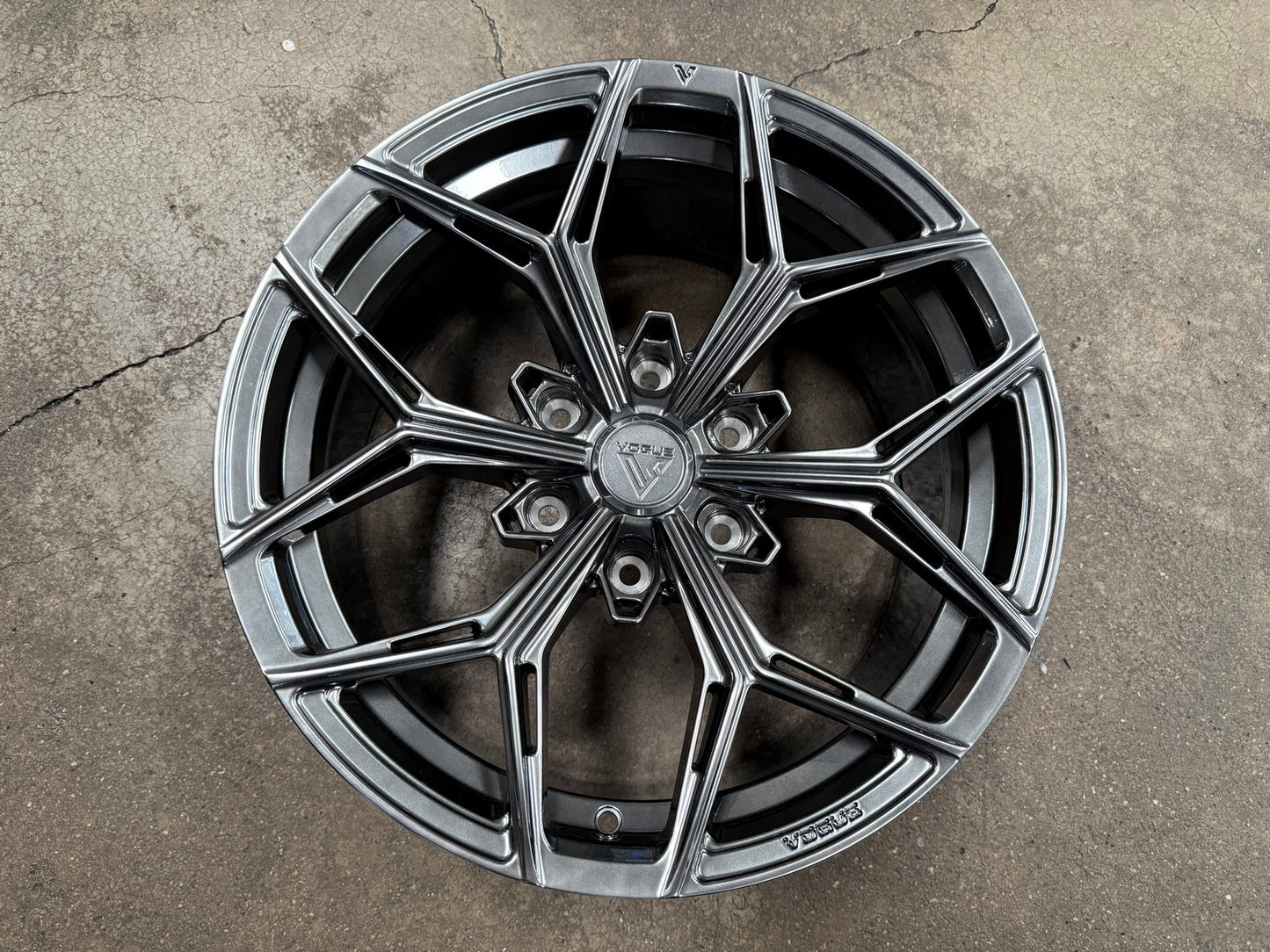 New 18X9 ET15 Vogue VWF10 SUV Rim (4 wheel) Hyper Black 6X139.7