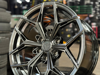 New 18X9 ET15 Vogue VWF10 SUV Rim (4 wheel) Hyper Black 6X139.7