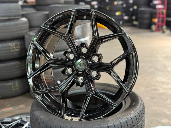 New 18X9 ET15 Vogue VWF10 SUV Rim (4 wheel) Gloss Black 6X139.7