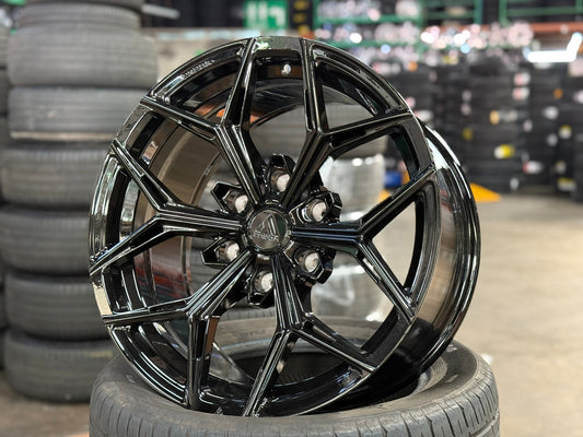 New 18X9 ET15 Vogue VWF10 SUV Rim (4 wheel) Gloss Black 6X139.7