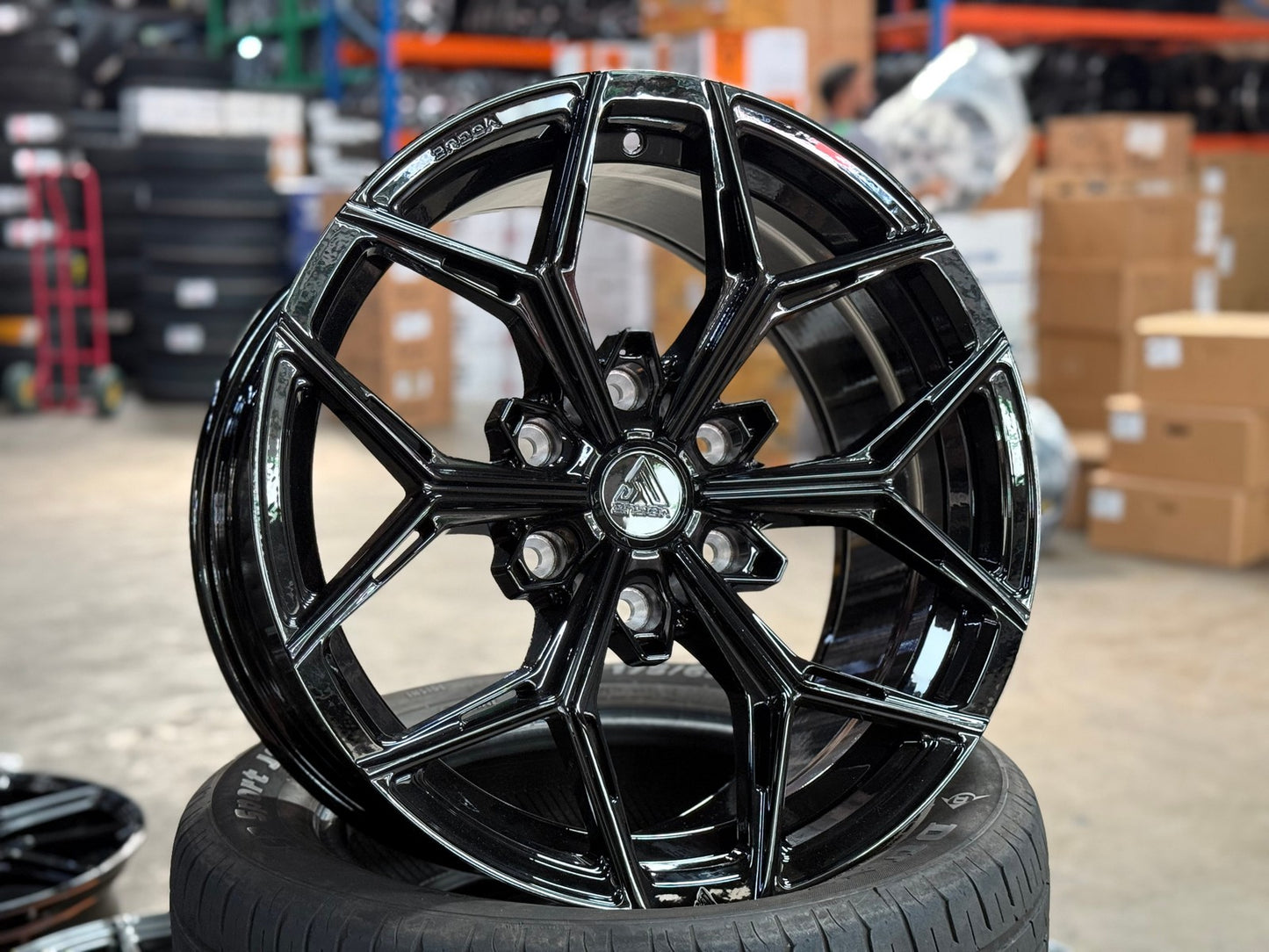 New 18X9 ET15 Vogue VWF10 SUV Rim (4 wheel) Gloss Black 6X139.7
