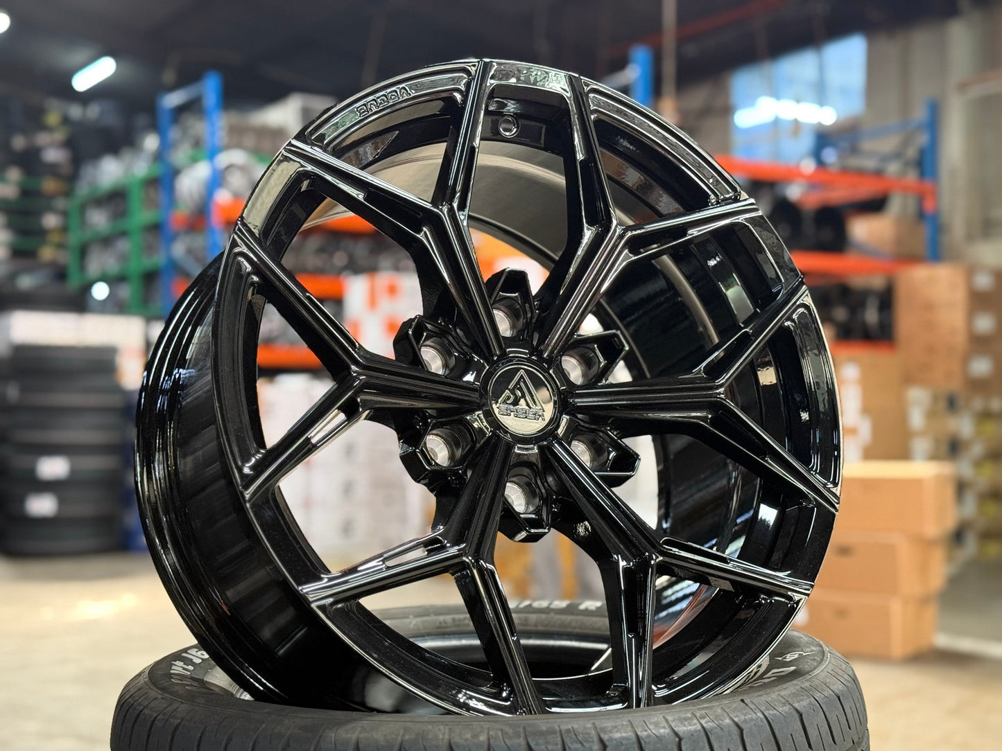 New 18X9 ET15 Vogue VWF10 SUV Rim (4 wheel) Gloss Black 6X139.7