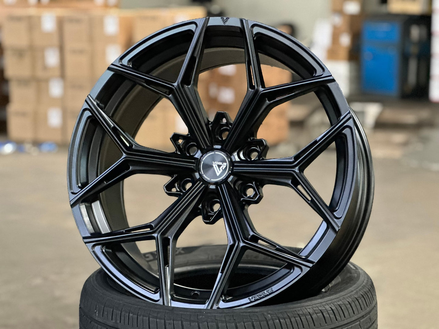 New 20X9 ET15 Vogue VWF10 SUV Rim (4 wheel) Matt Black 6X139.7