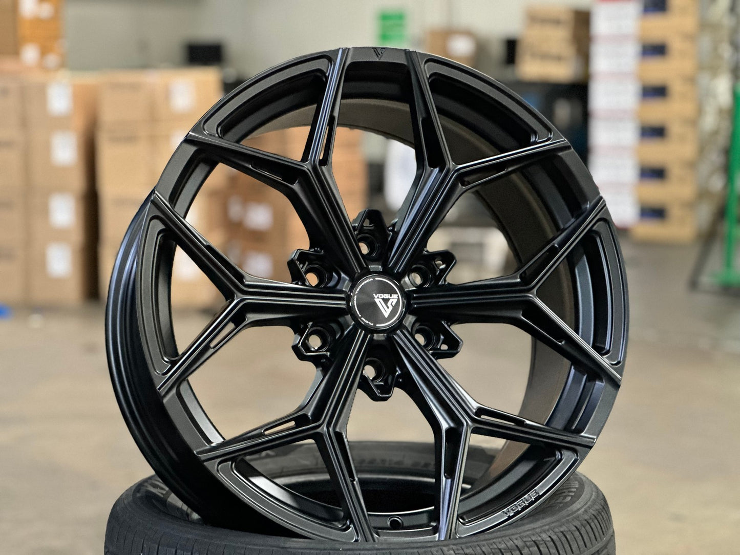 New 20X9 ET15 Vogue VWF10 SUV Rim (4 wheel) Matt Black 6X139.7