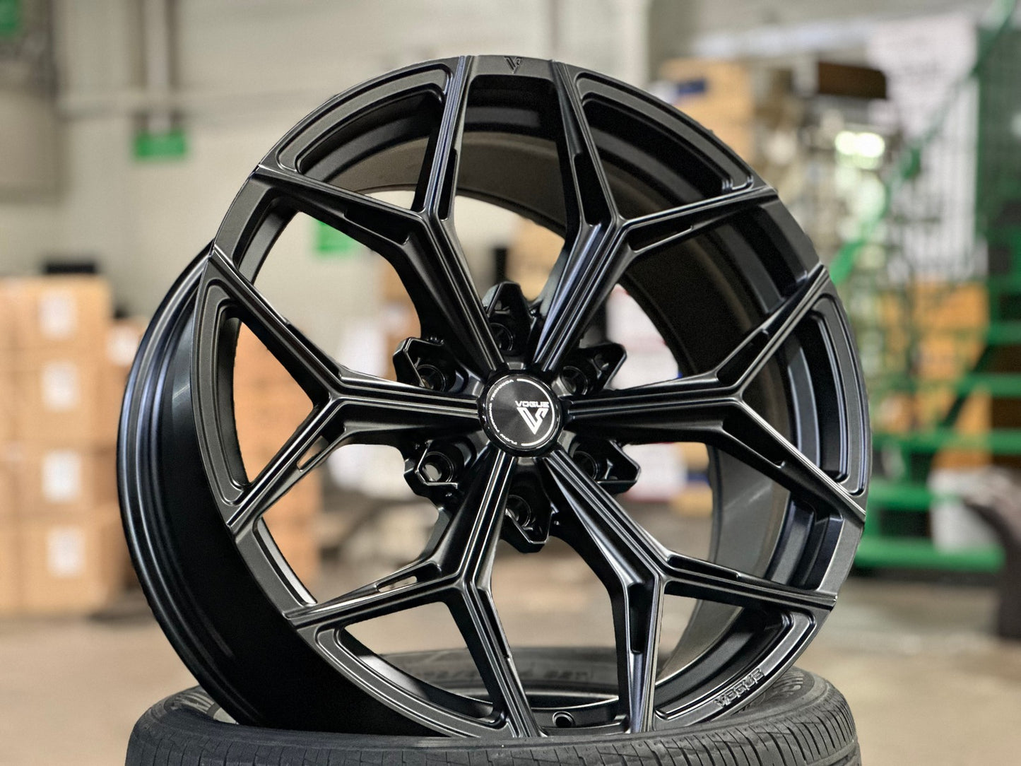 New 20X9 ET15 Vogue VWF10 SUV Rim (4 wheel) Matt Black 6X139.7