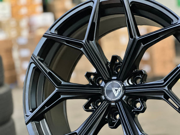New 20X9 ET15 Vogue VWF10 SUV Rim (4 wheel) Matt Black 6X139.7